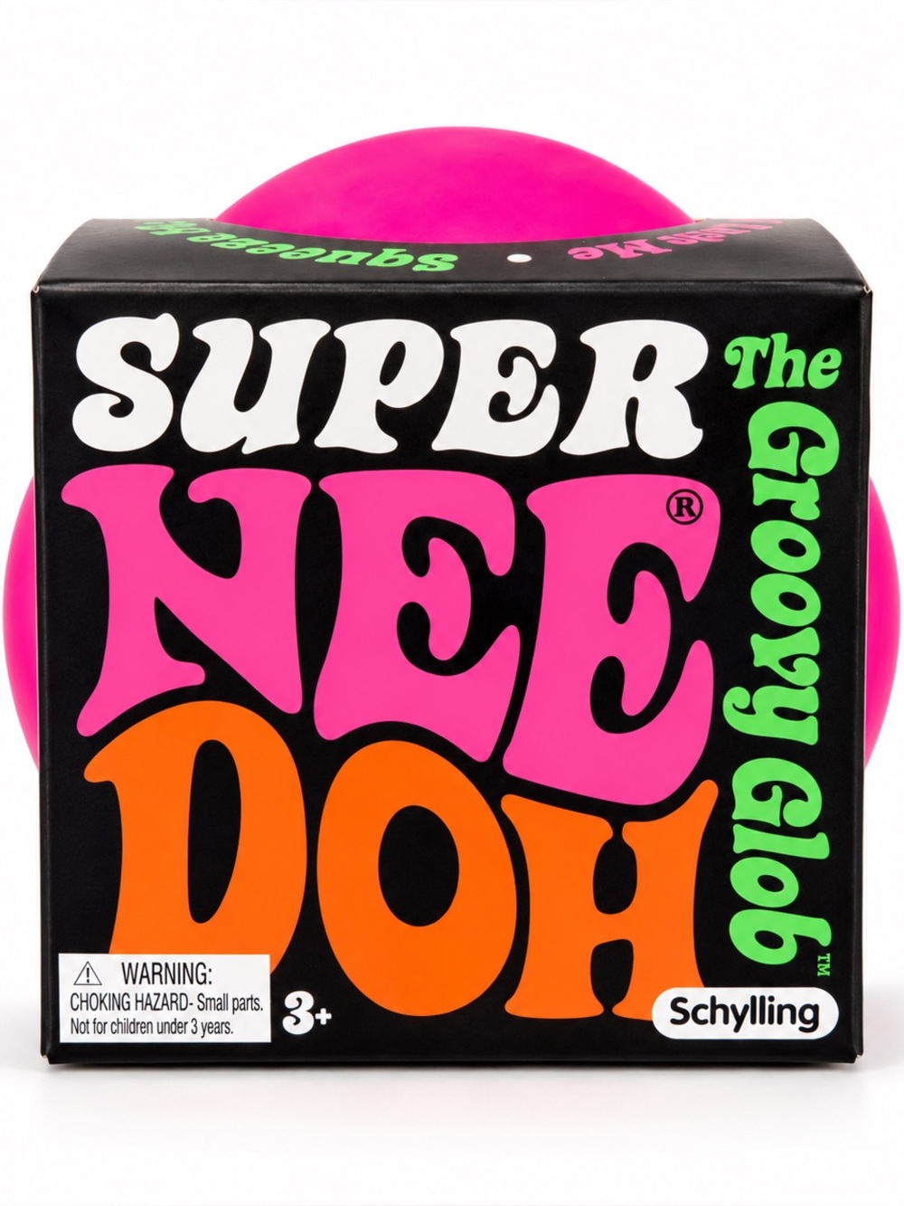 Authentic- Super NeeDoh Groovy Glob – Hot Pink